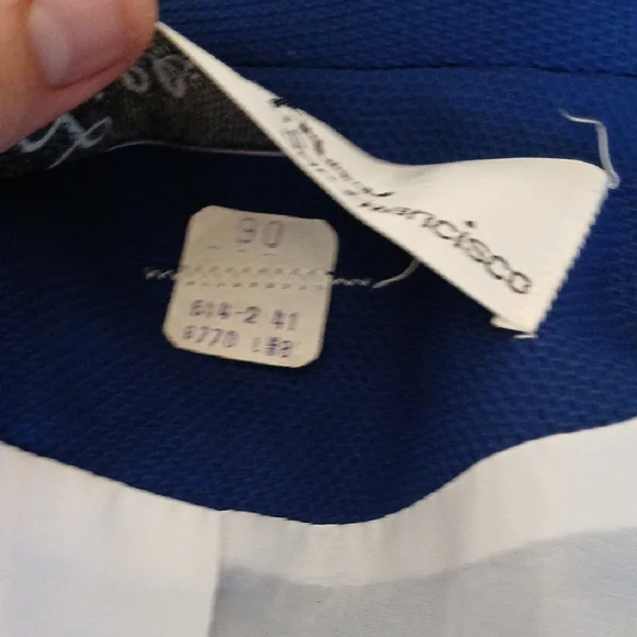 Lilli Ann Vinage 1960s Blue and white dress and jacket sets size S - Picture 12 of 13